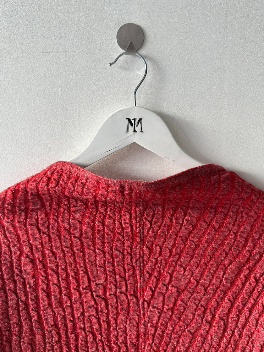 ISSEY MIYAKE - 1980s SCULPTURAL LONG SLEEVE TOP