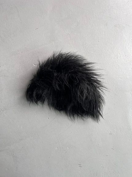 MAISON MARGIELA – FAUX FUR STRUCTURED HEADPIECE