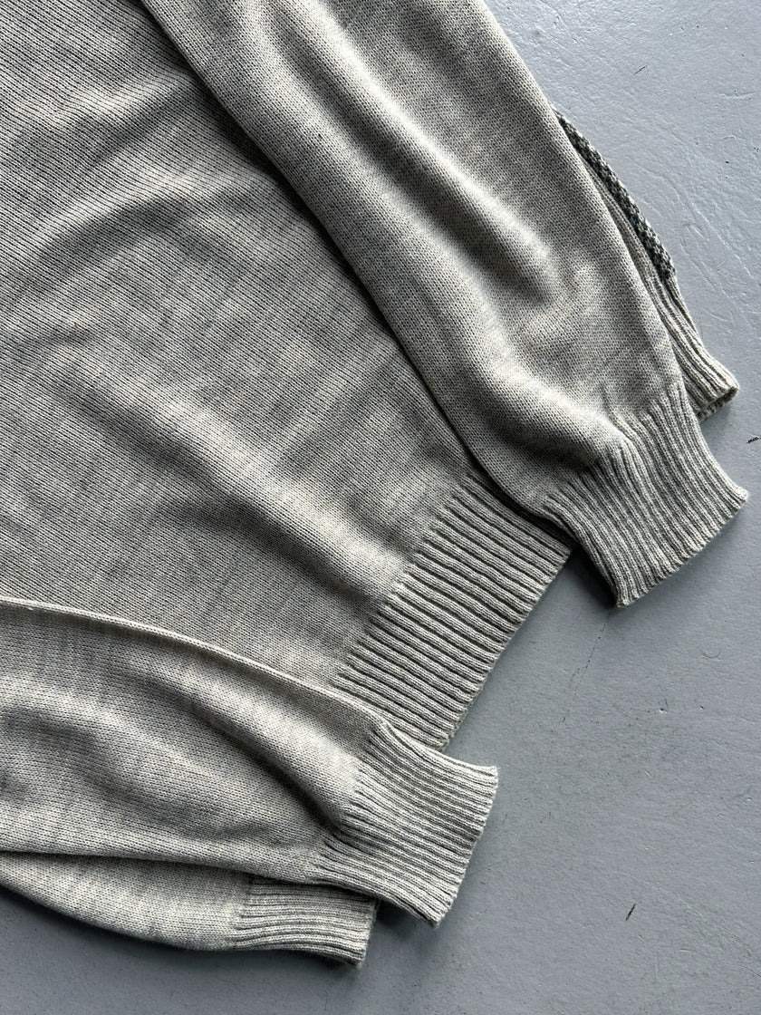 1980s TWO TONE KNIT JUMPER