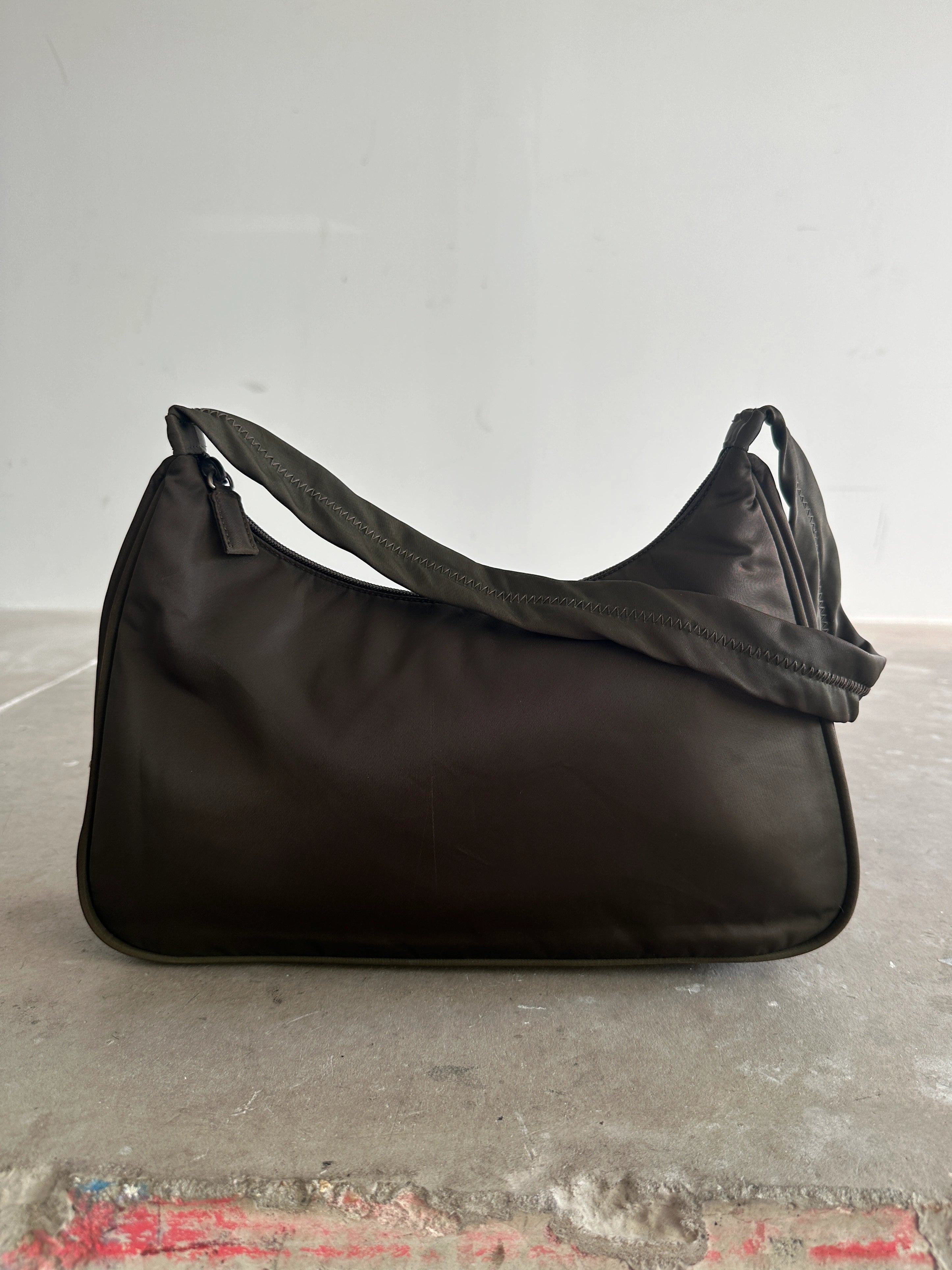 PRADA - 2000s NYLON HOBO SHOULDER BAG