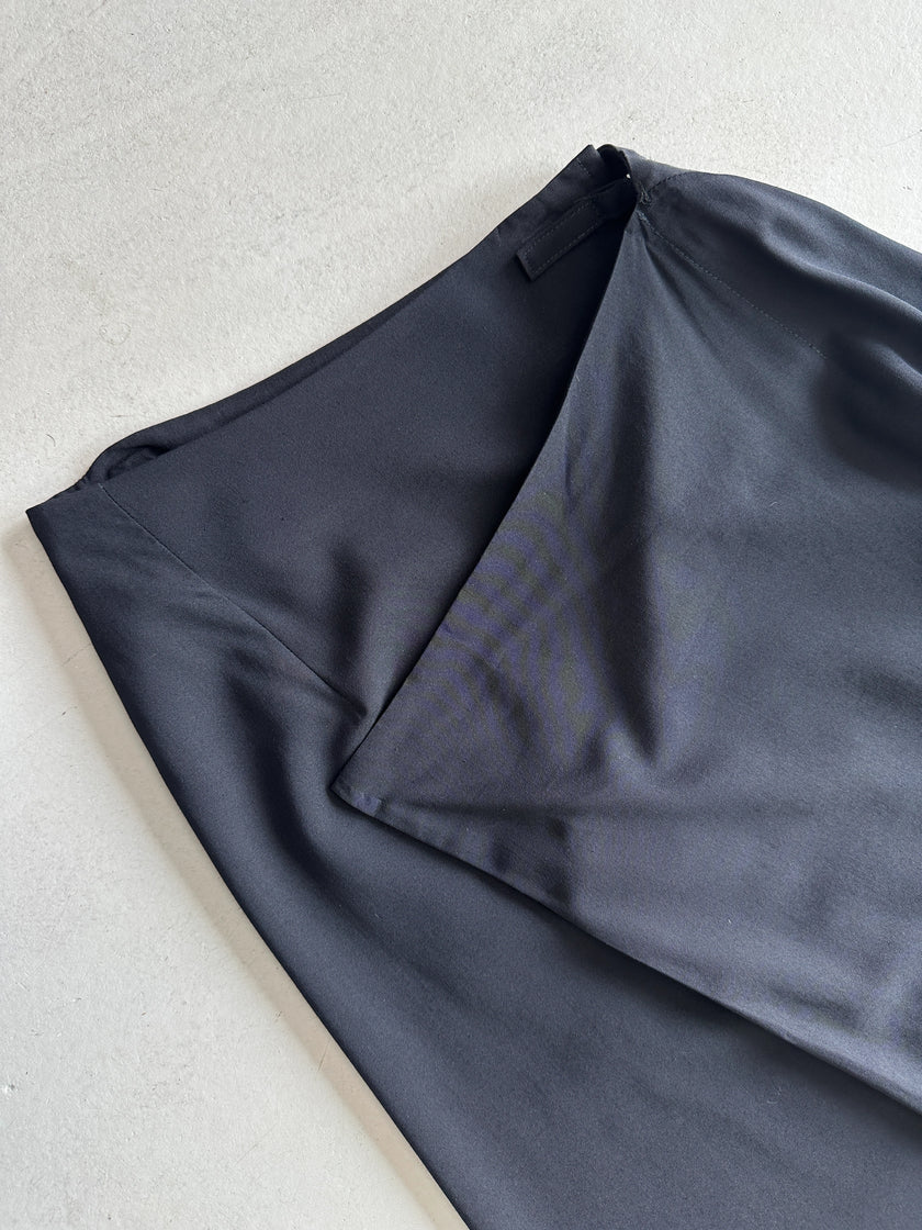 YOHJI YAMAMOTO Y's - A/W 2007 ASYMMETRICAL WRAP SKIRT PANEL