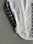 JUNYA WATANABE X BROOKS BROTHERS - A/W 2008 CHECKED PANELS LONG SLEEVE SHIRT