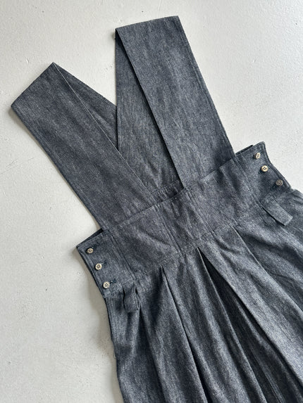 PLANTATION ISSEY MIYAKE - 1990s PLEATED SKIRT JUMPSUIT