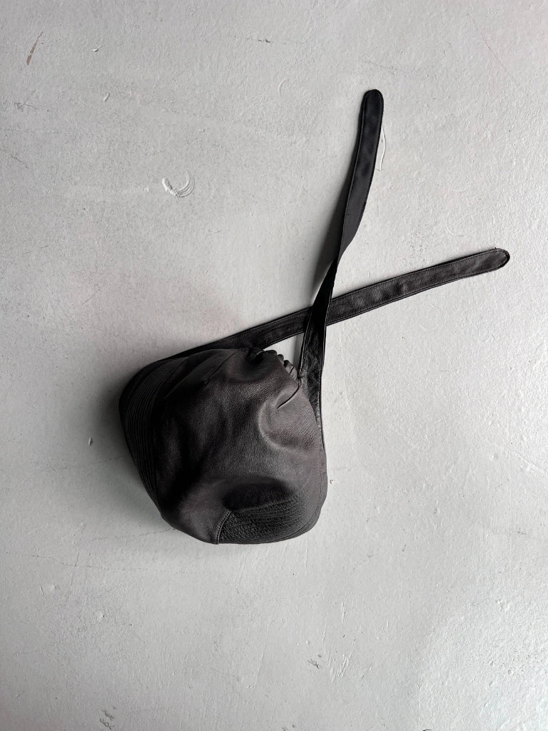 GIORGIO ARMANI – 1990s LEATHER HEAD WRAP