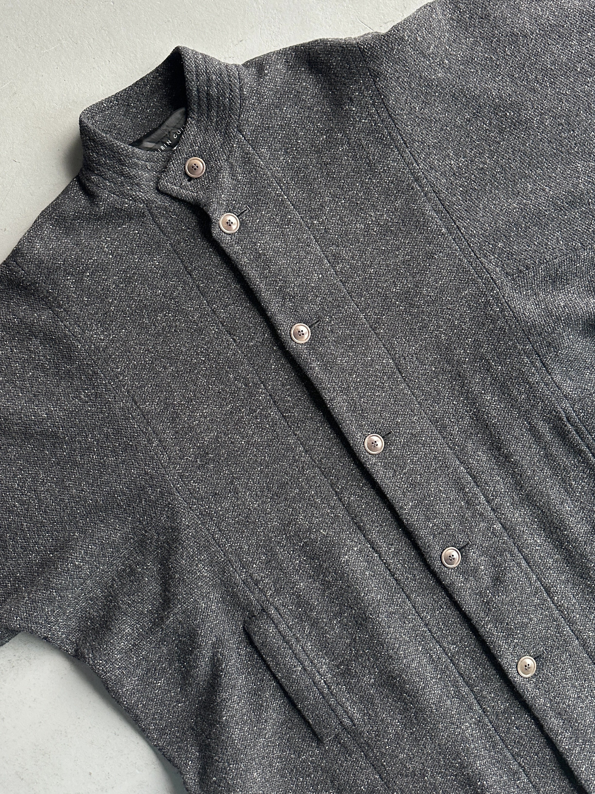 SHIRIN GUILD - 1990s OVERSIZED TWEED KIMONO COAT