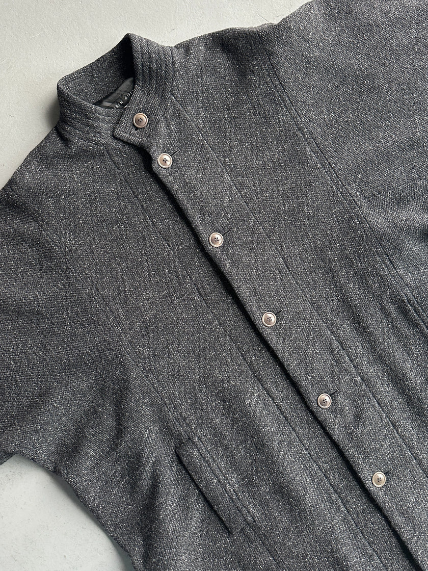 SHIRIN GUILD - 1990s OVERSIZED TWEED KIMONO COAT
