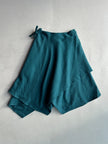 ISSEY MIYAKE -  1970s WOOL ASYMMETRIC WRAP SKIRT