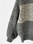 ICEBERG BY J.C. DE CASTELBAJAC - 1980s WOOL BOMBER JACKET WITH SHEARLING COLLAR