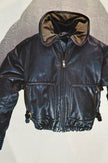 SICONS by GIORGIO ARMANI 1980s LEATHER JACKET