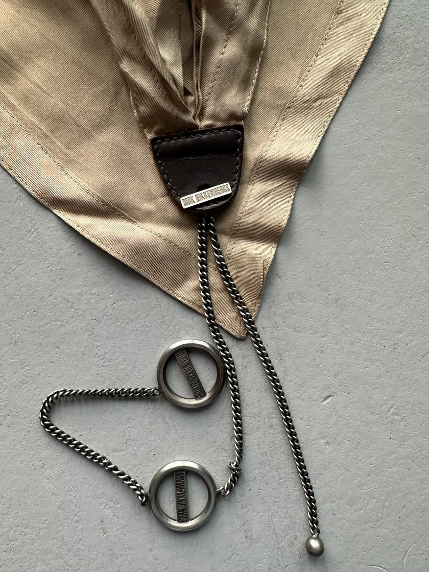 DIRK BIKKEMBERGS - 1990s 2 IN 1 SCARF BELT