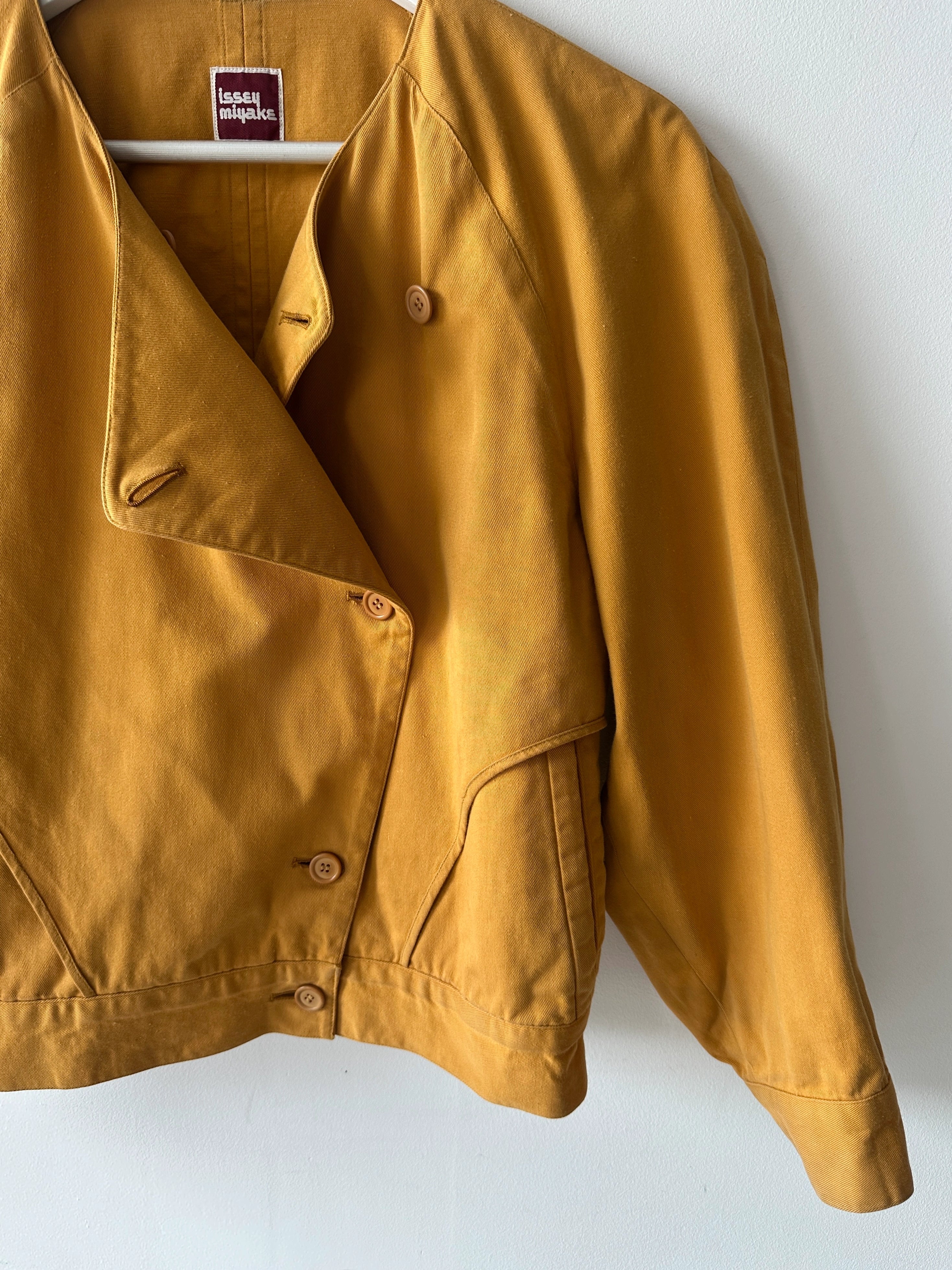 ISSEY MIYAKE - 1970s BOXY FIT ASYMMETRIC FRONT JACKET