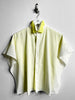 ISSEY MIYAKE - S/S 2014 LAYERED BLOUSE WITH CONTRASTING YELLOW INNERN LAYER