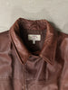 ARMANI JEANS -1990s STRAIGHT FIT LEATHER JACKET