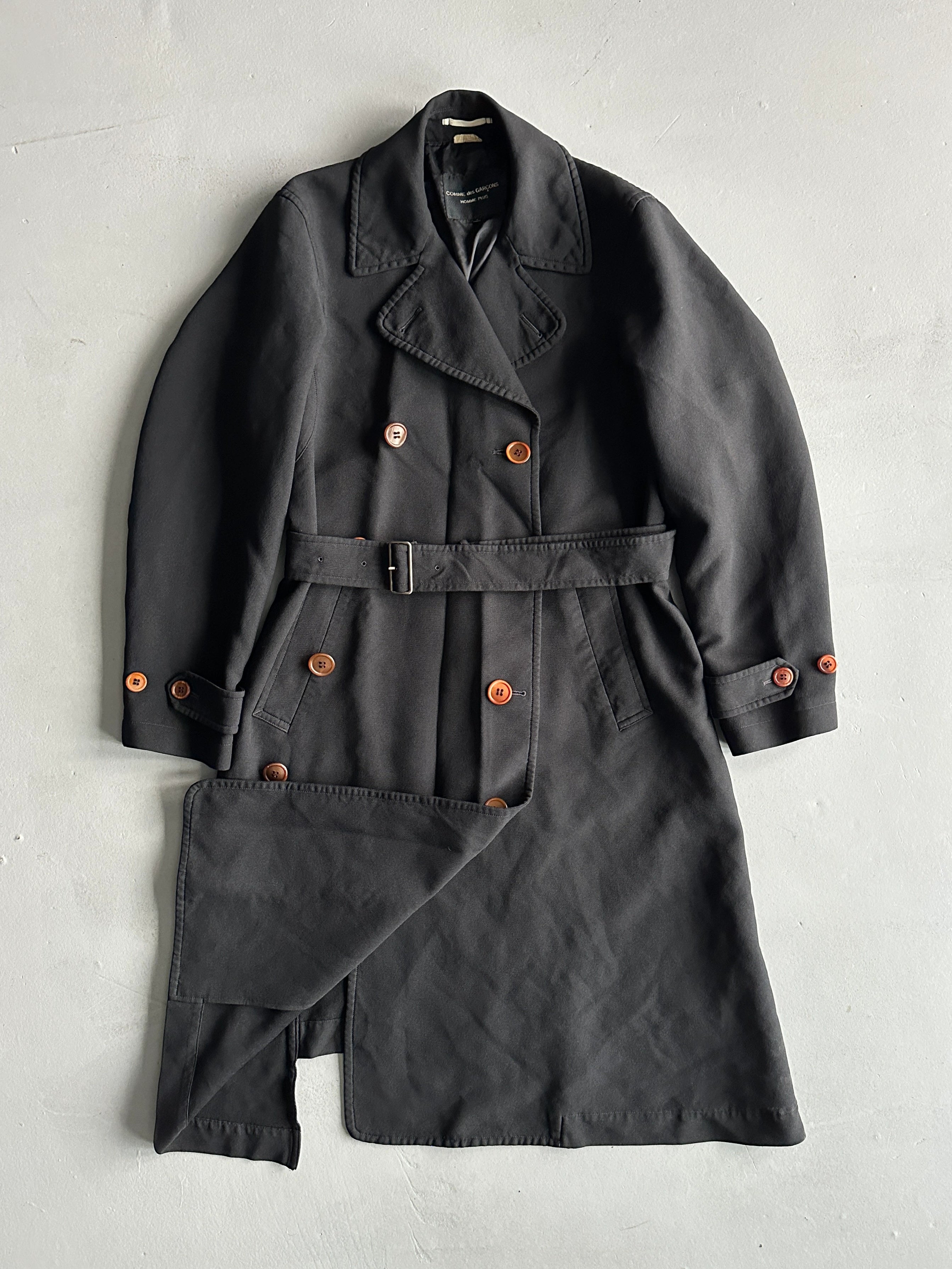 COMME DES GARÇONS HOMME PLUS - F/W 2017 DOUBLE BREASTED OVERSIZED TRENCH COAT