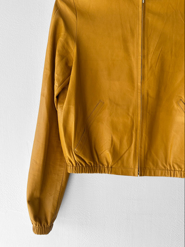 CHLOÉ - S/S 2012 PROTOTYPE CROP FIT SOFT LEATHER JACKET