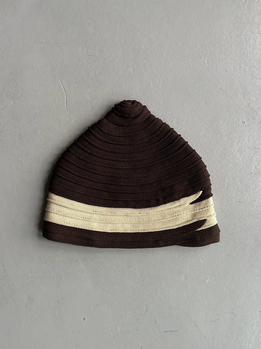 1970s CONCENTRIC RIBBED HAT
