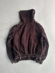 ANTONIO MARRAS - early 2000s VELVET FUNNEL NECK BOMBER JACKET
