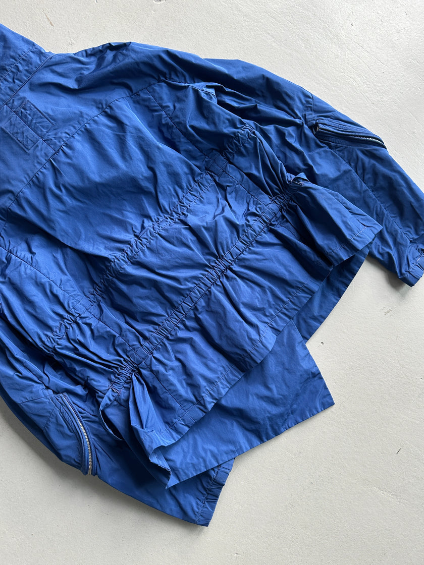 MARITHÉ + FRANÇOIS GIRBAUD - S/S 2013 FUNNEL NECK LAYERED LIGHT JACKET