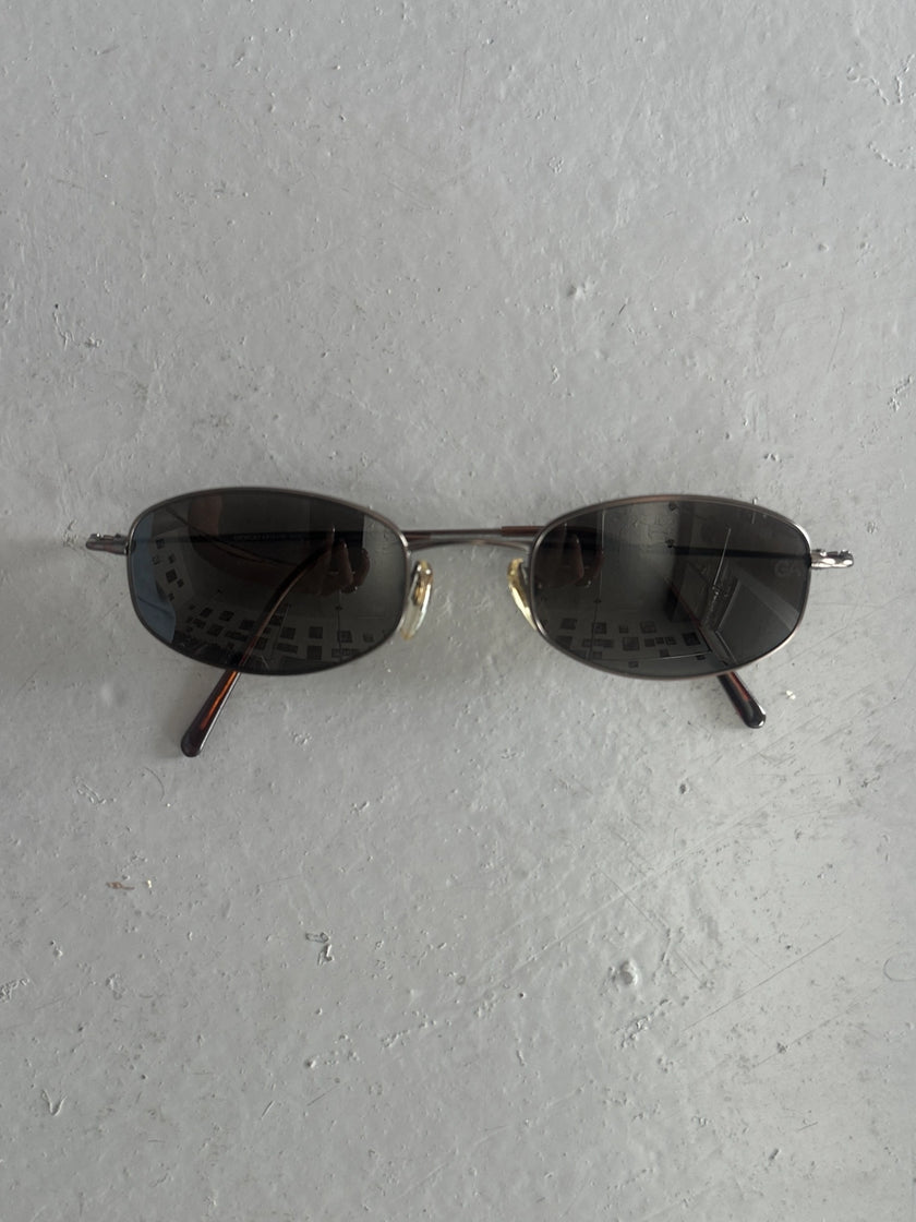 GIORGIO ARMANI -  1990s RIMLESS OVAL SUNGLASSES