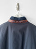 LES COPAINS - 1980s CONTRASTING LEATHER FRONT BOMBER JACKET