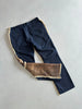 DOLCE & GABBANA 2000s SAMPLE SHEARLING PANELED TROUSERS