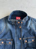 2000s BELTED DENIM JACKET