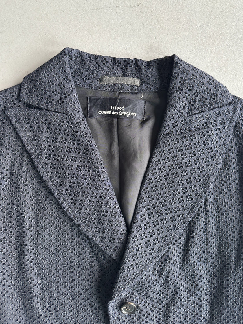 COMME DES GARÇONS TRICOT - 1990s LACE BLAZER