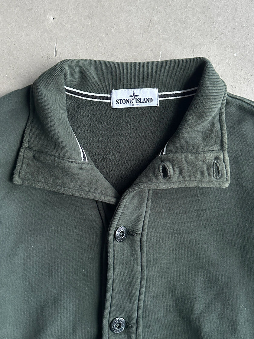 STONE ISLAND - 2000s FUNNEL NECK SWEATER CARDIGAN