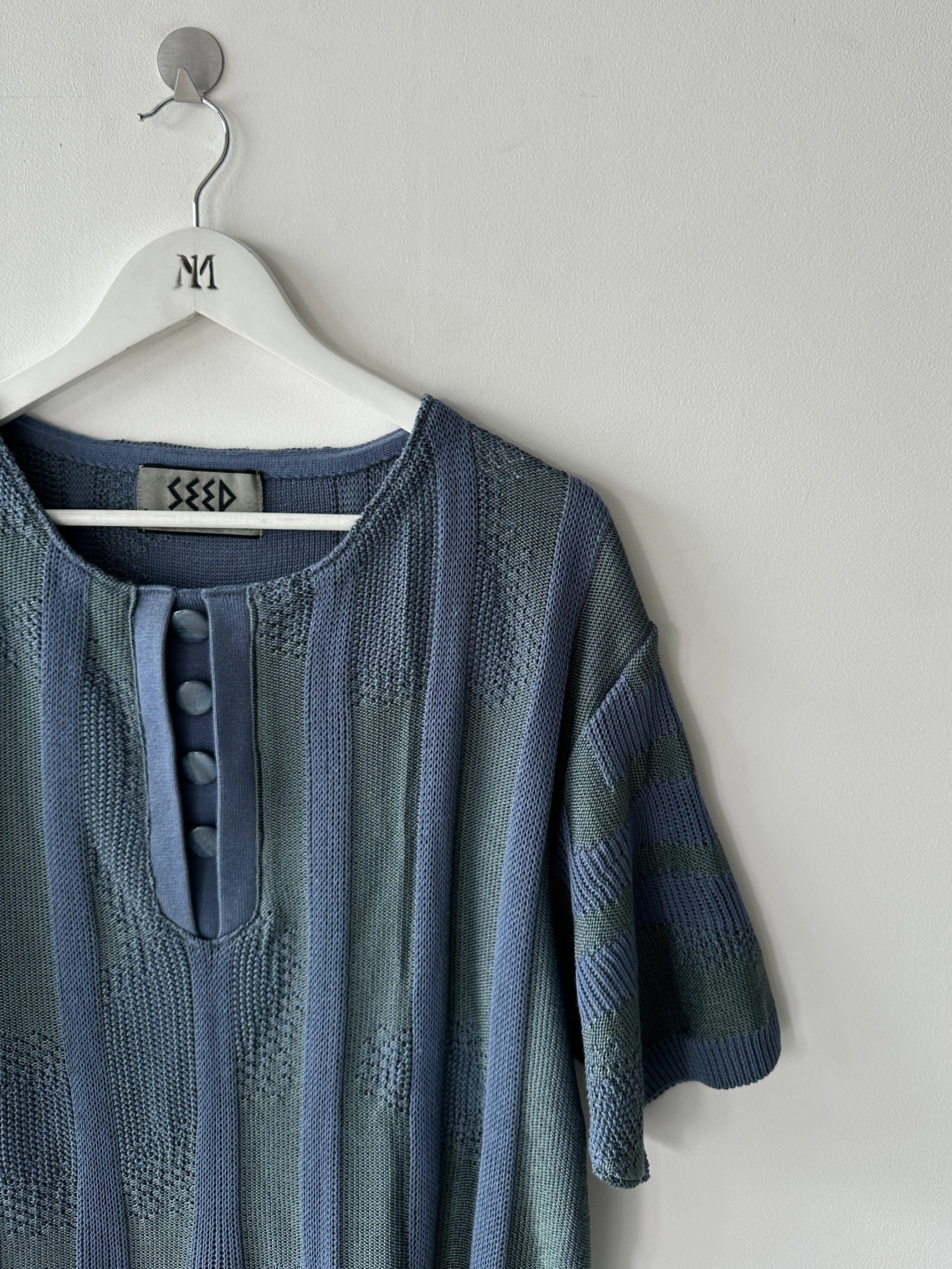 ARRSTON VOLAJU BY KOHSHIN SATOH - 1980s SOFT KNIT T-SHIRT
