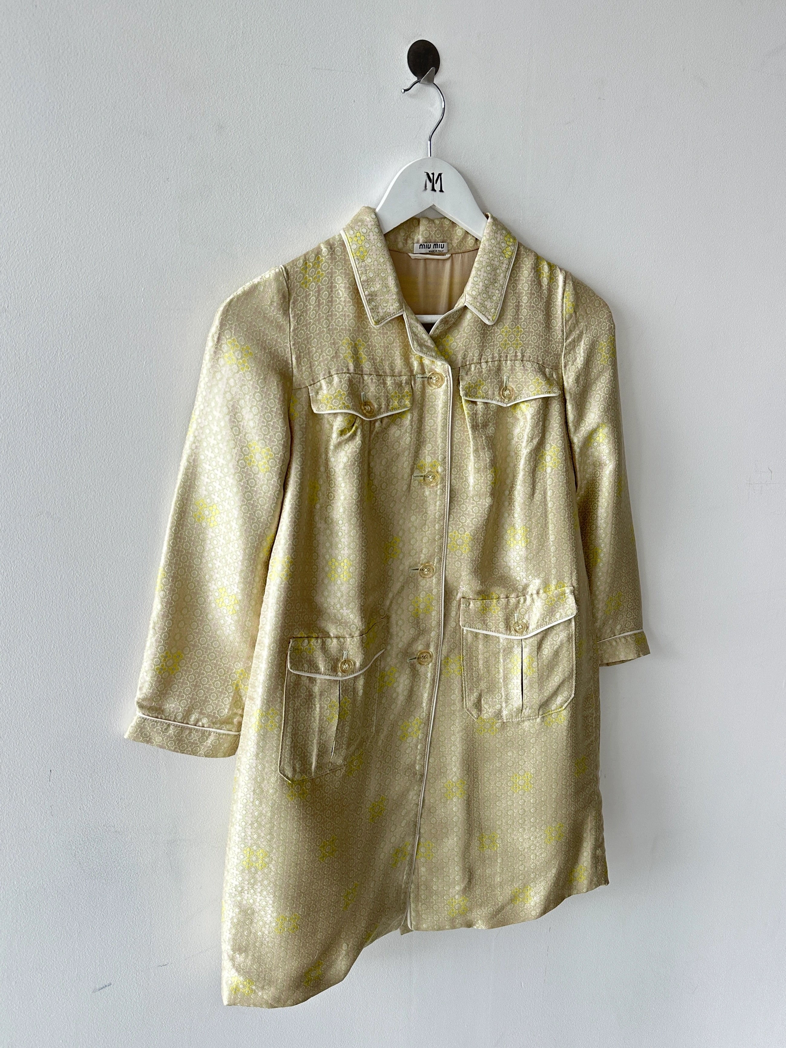 MIU MIU - RESORT 2008 FLORAL JACQUARD JACKET
