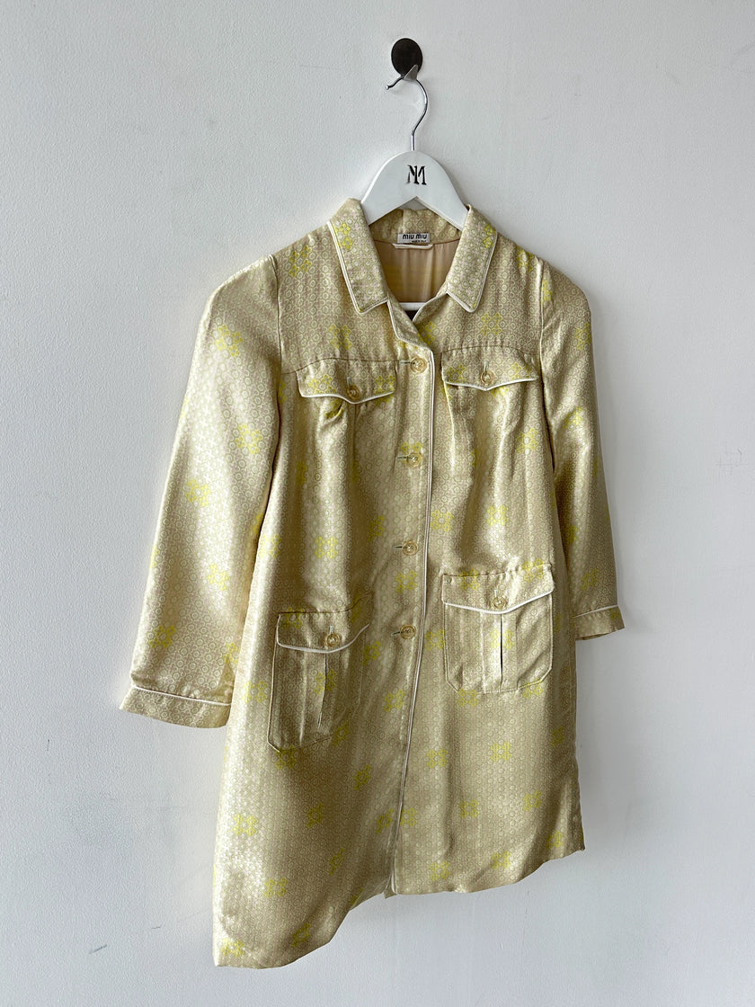 MIU MIU - RESORT 2008 FLORAL JACQUARD JACKET