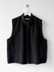 ISSEY MIYAKE MEN - 1990s ZIPPED FLEECE VEST GILET