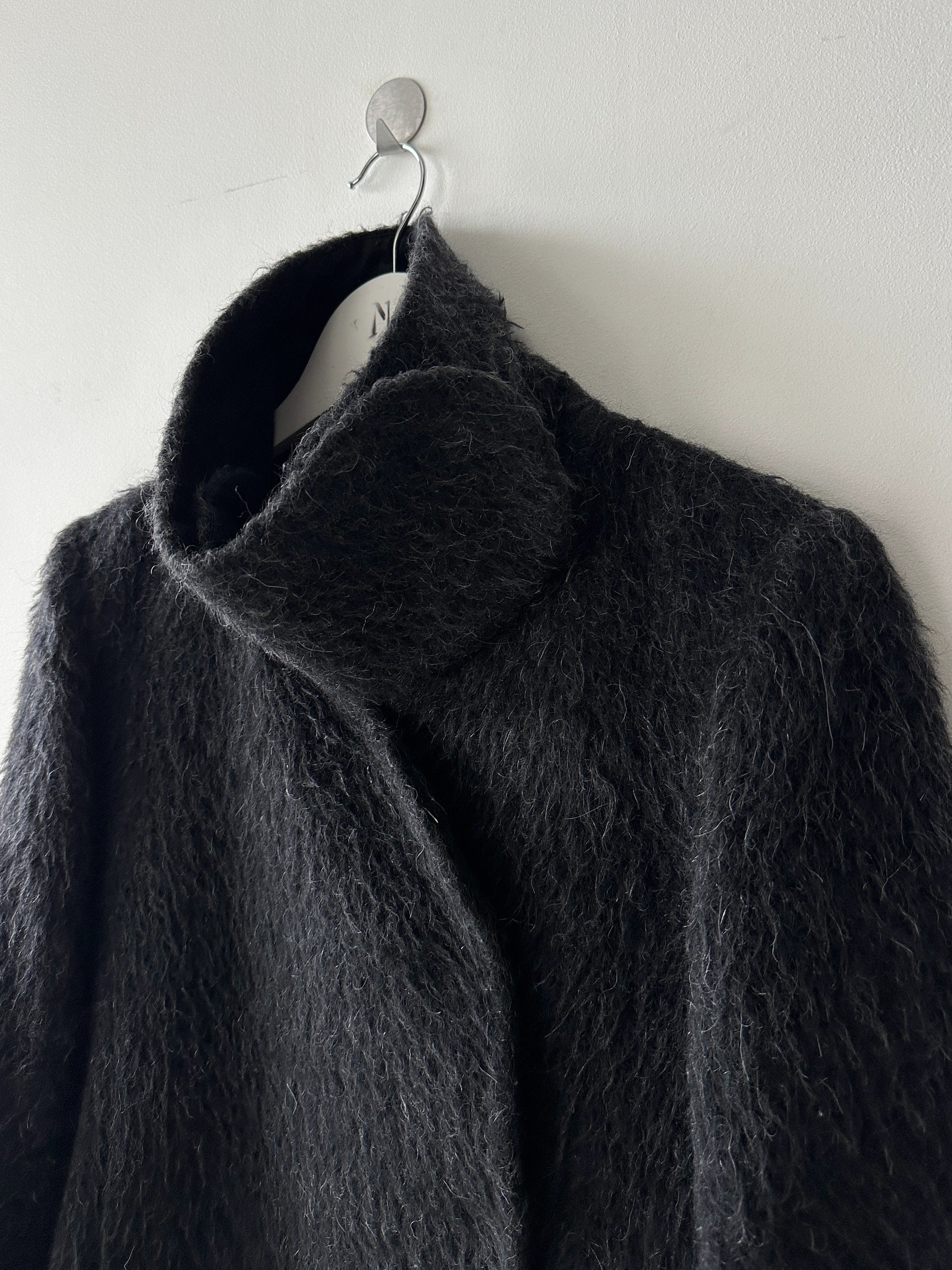 EMPORIO ARMANI - F/W 2010 FUZZY WOOL FUNNEL NECK JACKET