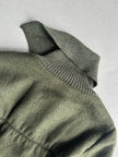 ALVIERO MARTINI - F/W 2009 BOMBER JACKET WITH ELONGATED RIBBED CUFFS
