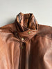 1980s LEATHER AVIATOR BOMBER JACKET