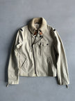 DANIELE ALESSANDRINI - 1990s BOMBER JACKET WITH RIBBED KNIT COLLAR