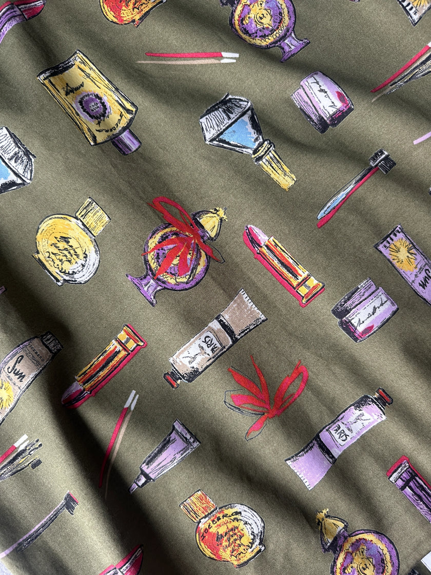 ICEBERG - 1990s COSMETICS PRINT SKIRT