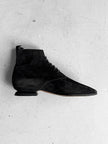 CLAUDE MONTANA X STEPHANE KÉLIAN - 1980s ARCHITECTURAL LACE UP SHOES