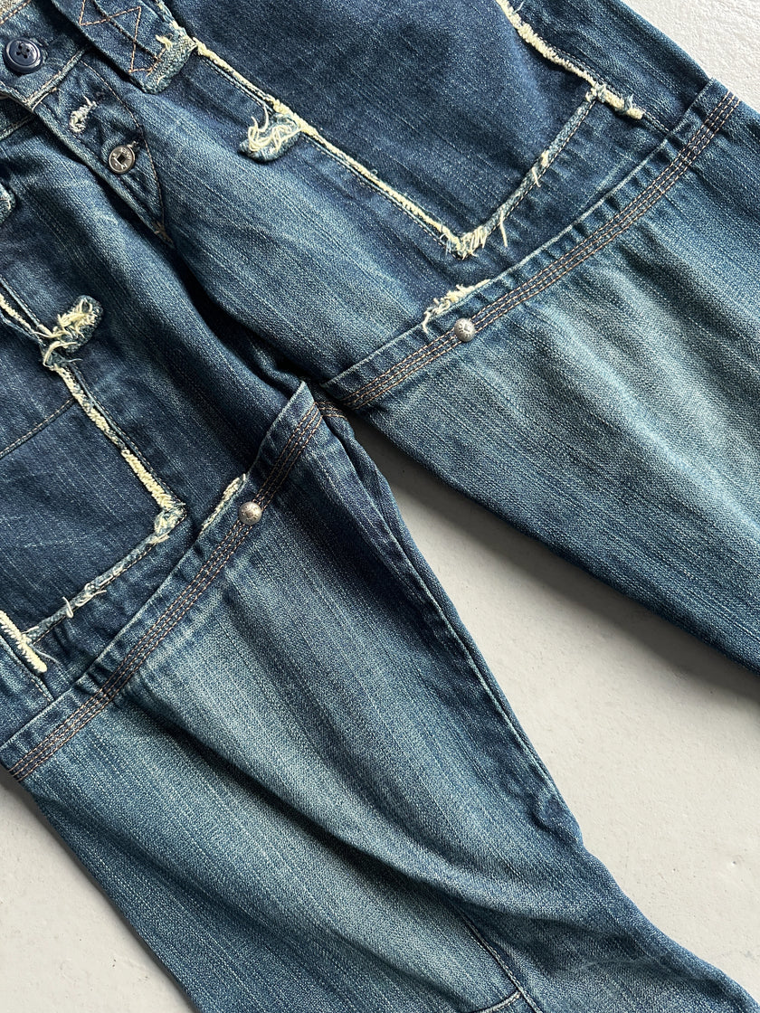 MARITHÉ + FRANÇOIS GIRBAUD - F/W 2004 LOW WAIST CARGO JEANS