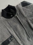 ITALIAN LABEL 1980s 2 IN 1 BOXY FIT DENIM BOMBER JACKET GILET