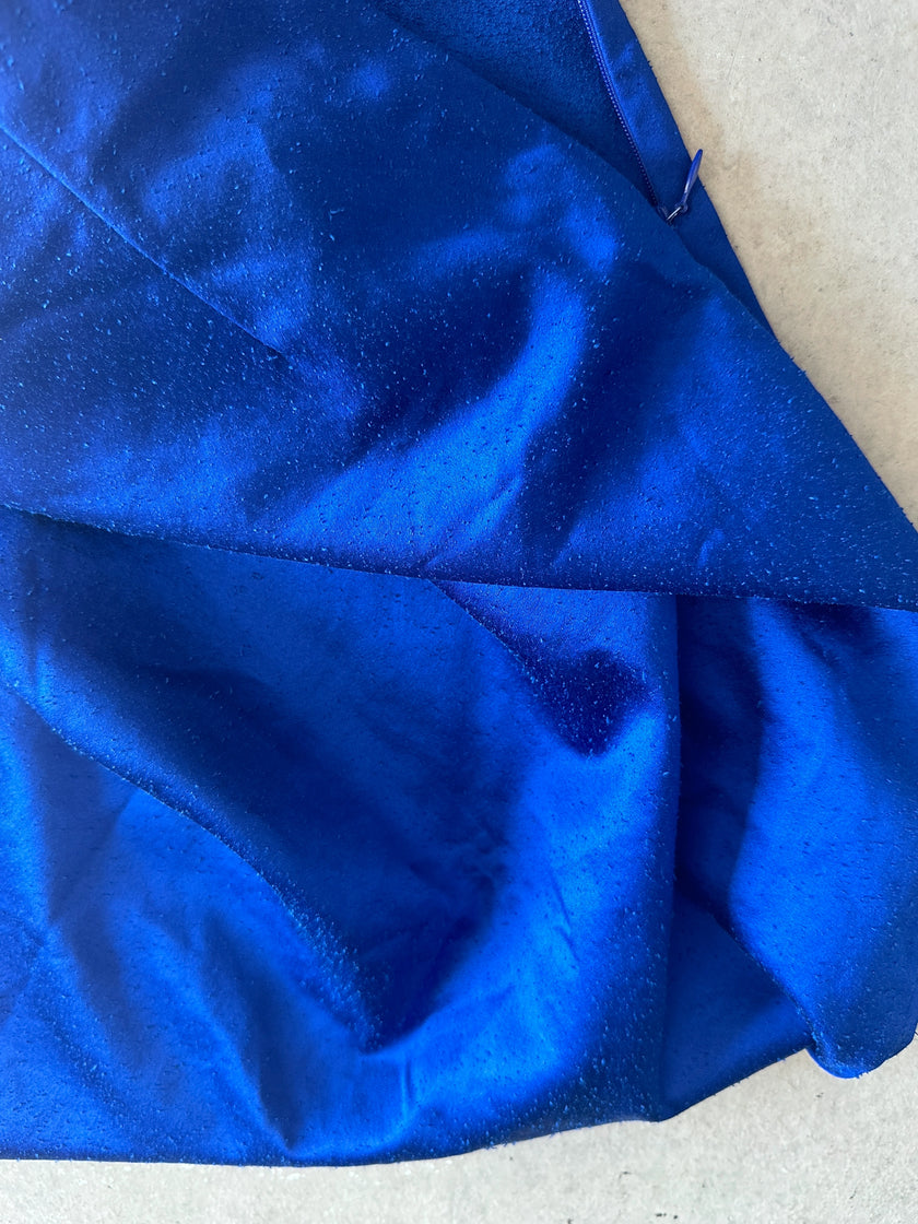 RAF SIMONS -  S/S 2021 BRUSHED MAXI SKIRT WITH BACK VENT