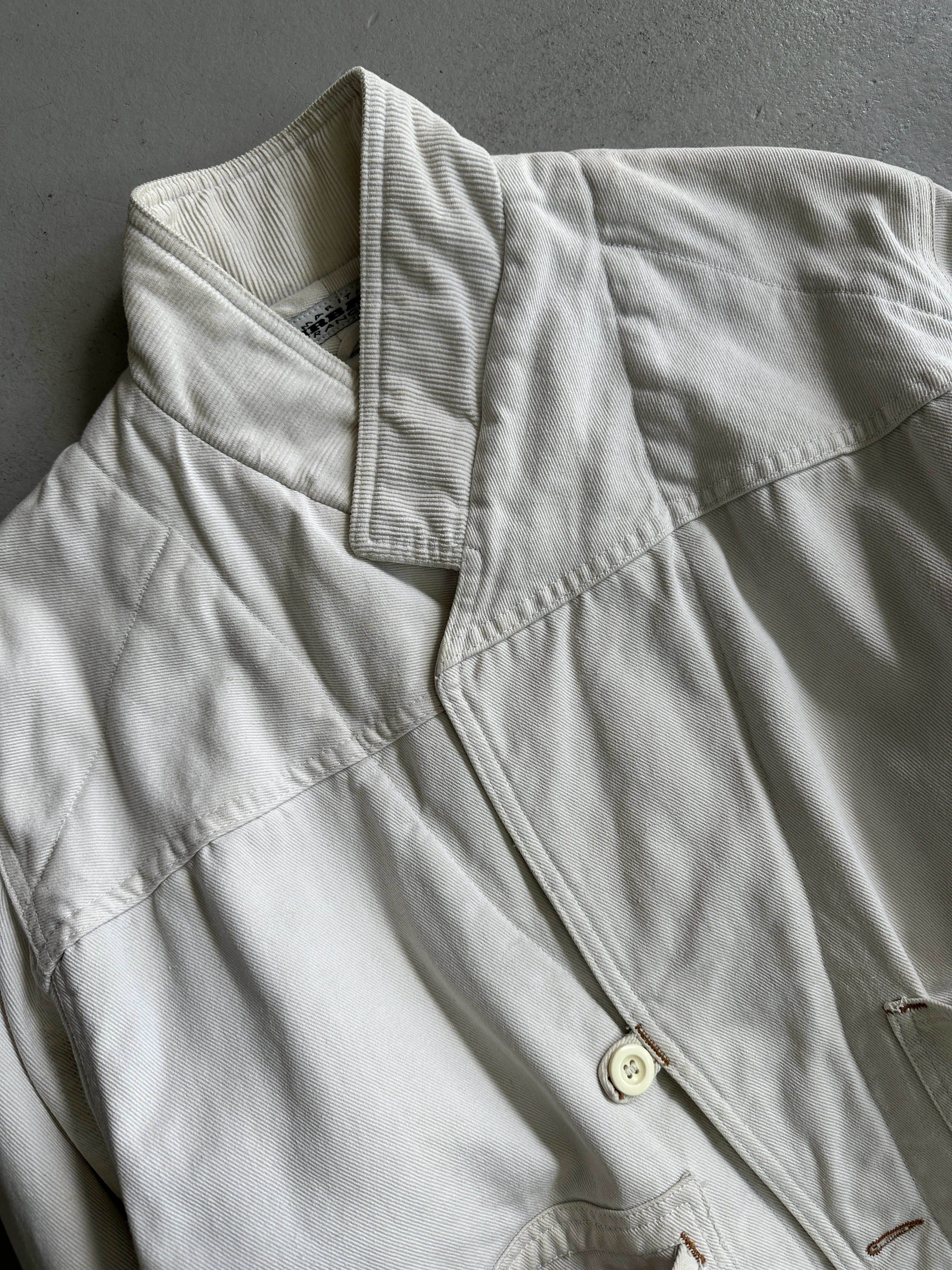 MARITHÉ + FRANÇOIS GIRBAUD - 1980s BOXY FIT DENIM BOMBER JACKET