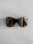 GIANFRANCO FERRÉ - 2000s OVERSIZED WRAPAROUND SUNGLASSES