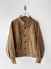 VALENTINO - 1980s CROP FIT JACKET WITH BRUSHED PILE LINING