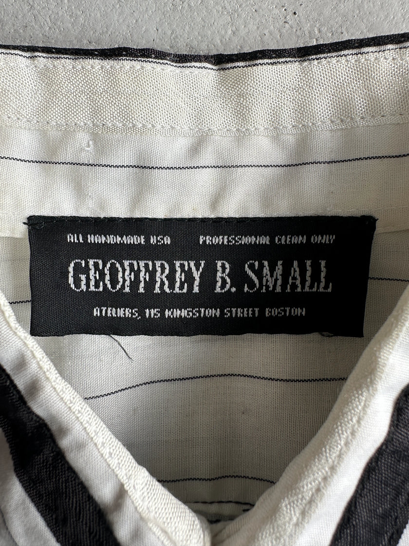 GEOFFREY B.SMALL - 1990s SHORT SLEEVE PANELED SHIRT