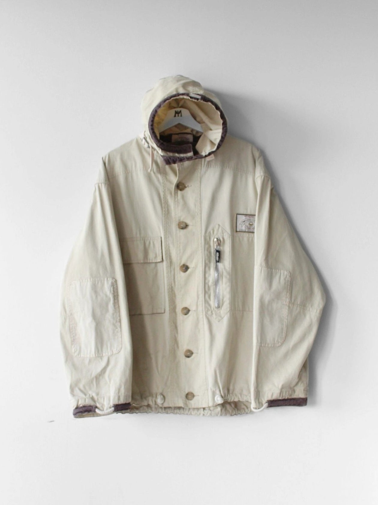 ARMANI JEANS - 1990s GUNNER SMOCK DENIM JACKET