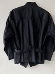 ISSEY MIYAKE - 1980s ASYMMETRICAL FRONT CLOSURE JACKET