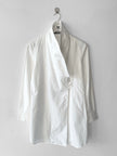 ISSEY MIYAKE - F/W 2009 LONG TUNIC SHIRT WITH SHAWL COLLAR