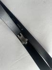 GIANFRANCO FERRÉ - early 2000s LEATHER BELT WITH HOOK BUCKLE DETAIL