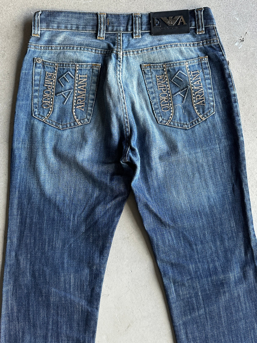 EMPORIO ARMANI - 2000s STRAIGHT FIT JEANS